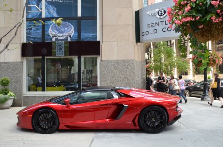 Lamborghini Aventador lp700 4 Roadster Silver