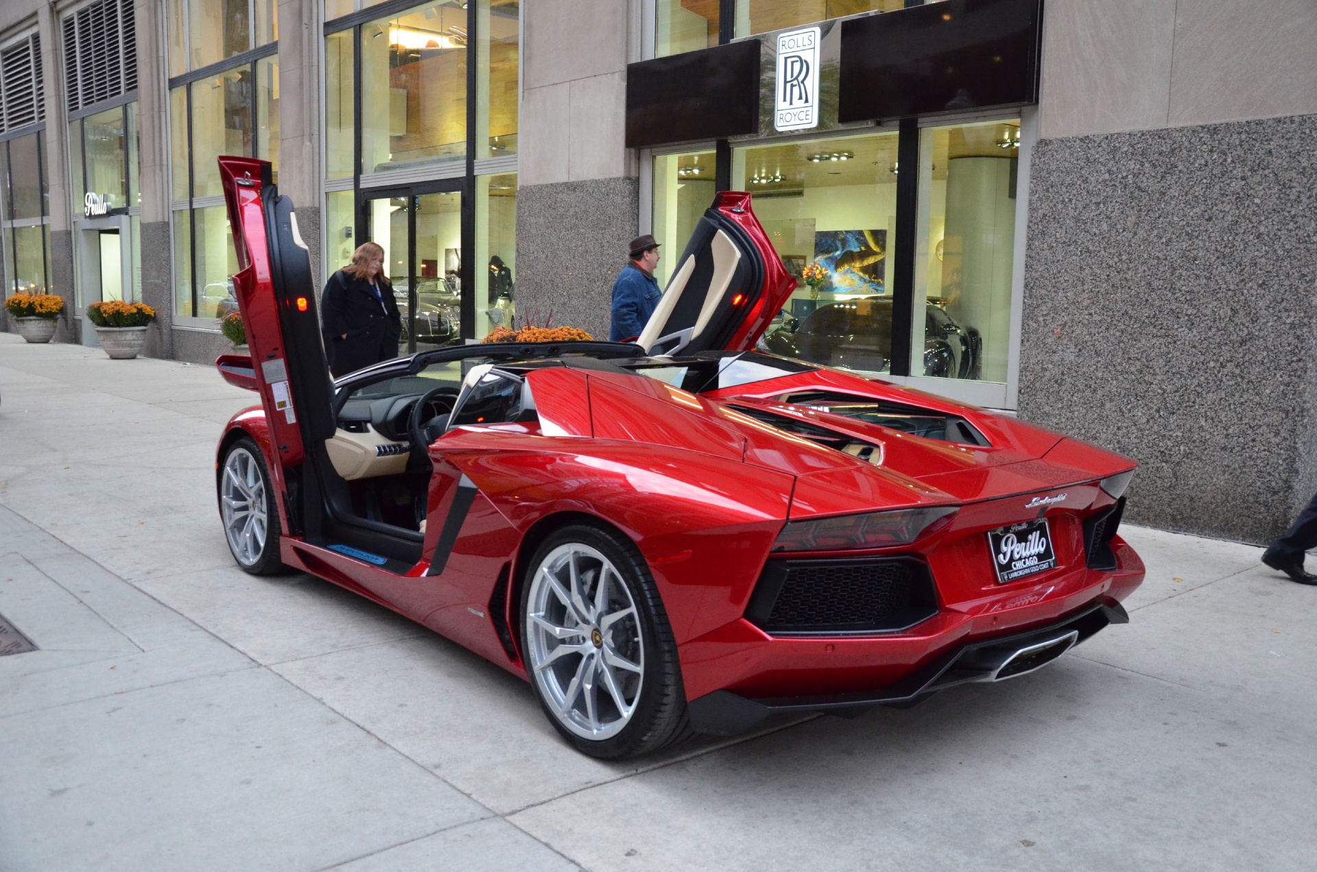 Lamborghini Aventador lp700 4 Roadster Silver