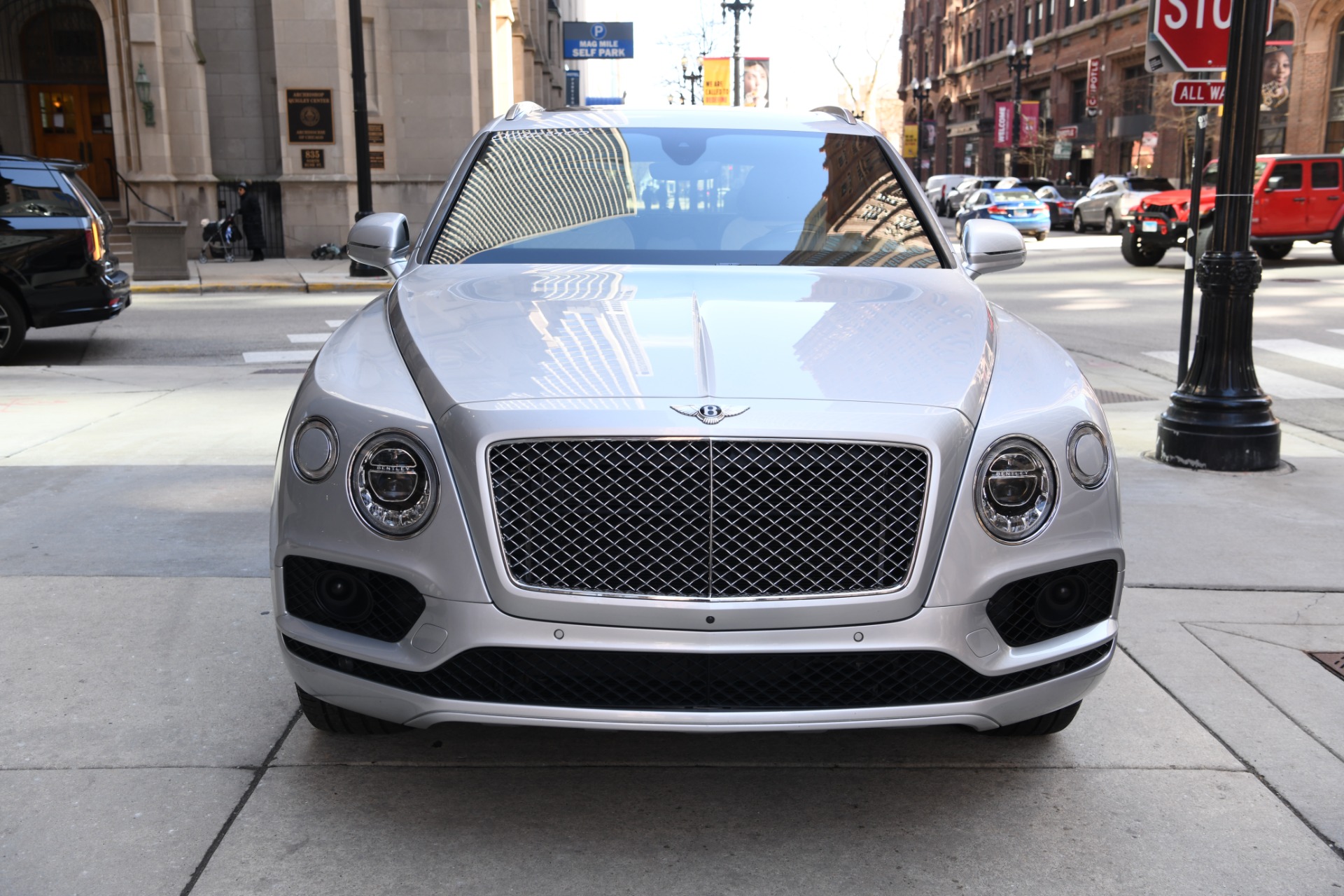 Used 2018 Bentley Bentayga Base with VIN SJAAC4ZV0JC018842 for sale in Chicago, IL