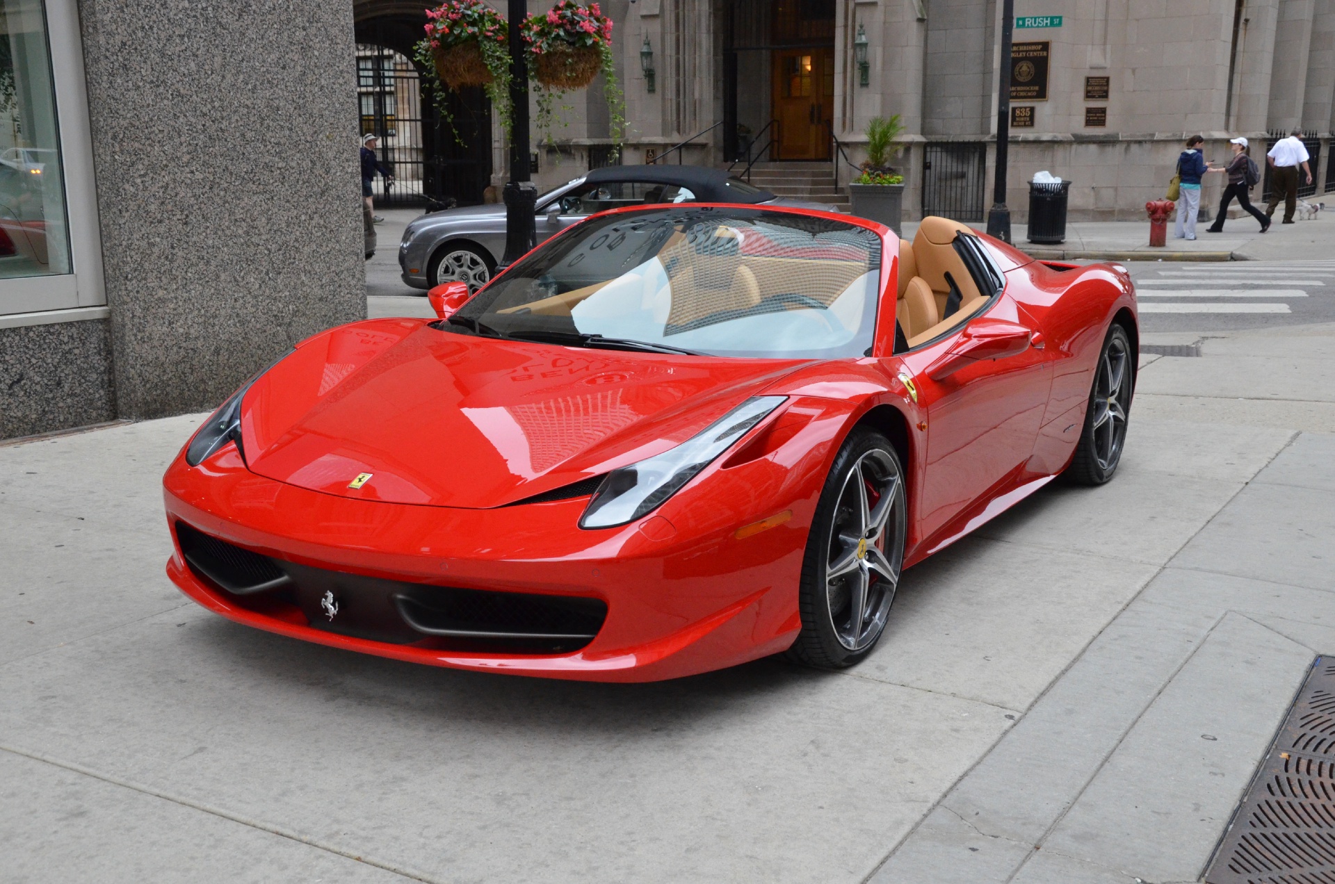 Ferrari 458 Spider Gold