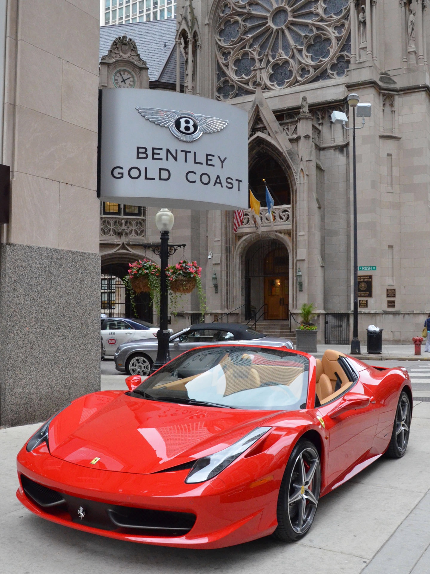 Ferrari 458 Spider Gold