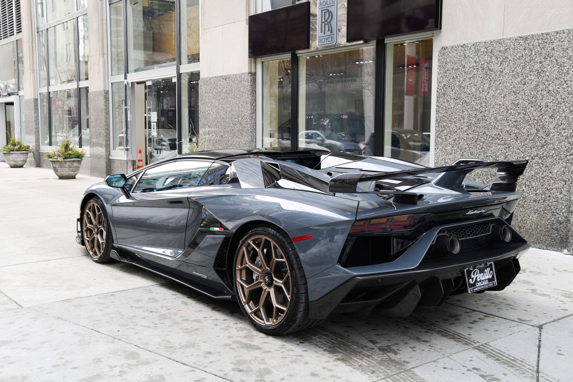 Used 2021 lamborghini Aventador SVJ Roadster For Sale (Sold) | Bentley Gold  Coast Chicago Stock #10340-TK