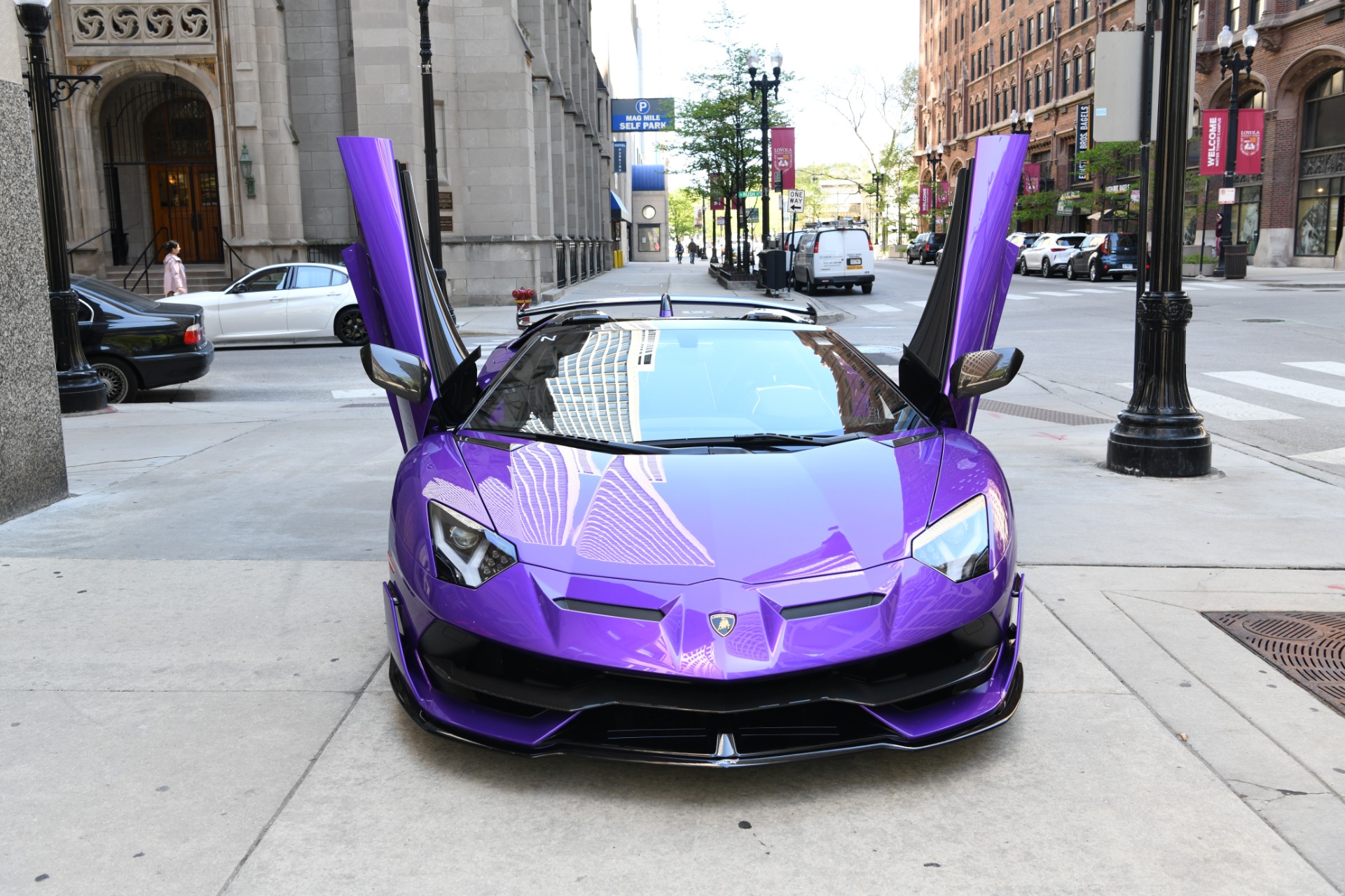 lamborghini veneno viola